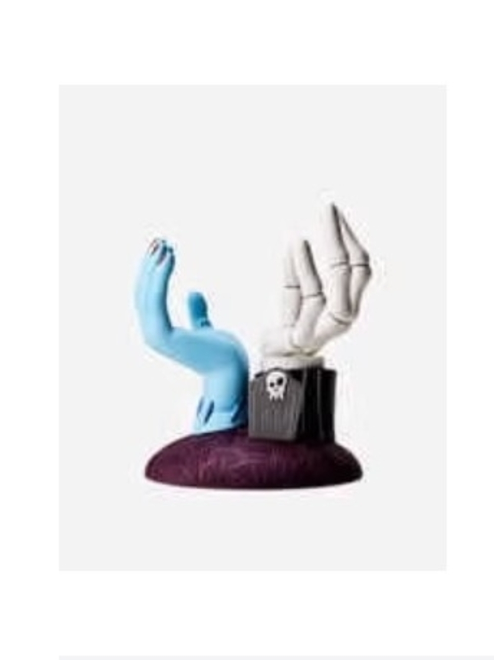 Nightmare Before Christ - Jack Skellington & Sally Hands Candle Pedestal